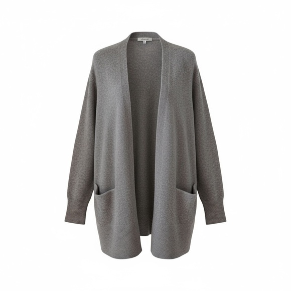 Madewell Sweaters - Madewell Coziest Yarn Merino Wool Alpaca Blend Open Front Walker Cardigan SZ M